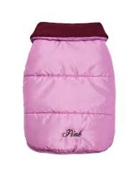 PINK Victoria's Secret Lilac Quilted Pet Puffer Jacket Size XS NWT